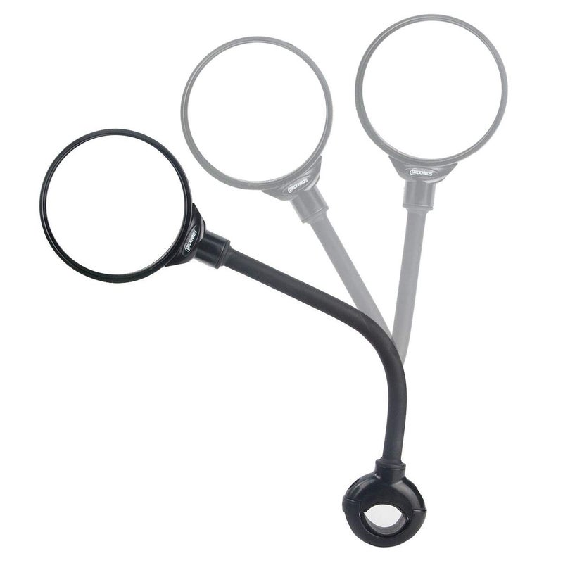 DRCKHROS Bike Mirror Rotatable And Adjustable Wide Angle Rear View Shockproof Convex Mirror Universal For Bike Bicycle - Image 2